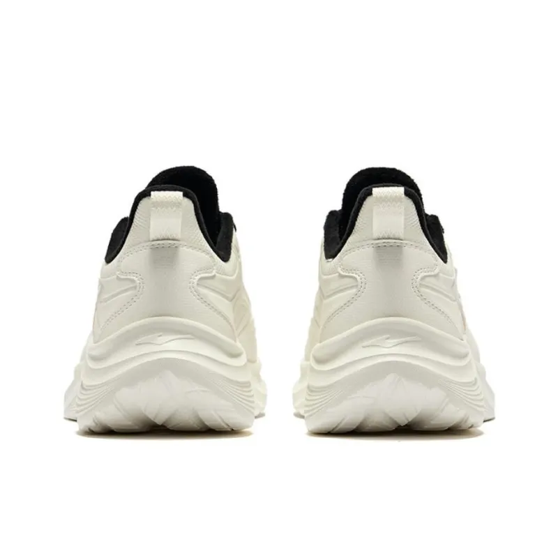 Erke Mingbird 2 Warm And Wear Resistant Low Top Running Shoes Men's Microcrystal White/Jet Black-4
