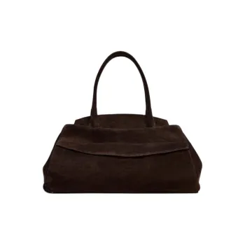 ZARA Cow Leather Shoulder Bag Women's Brown