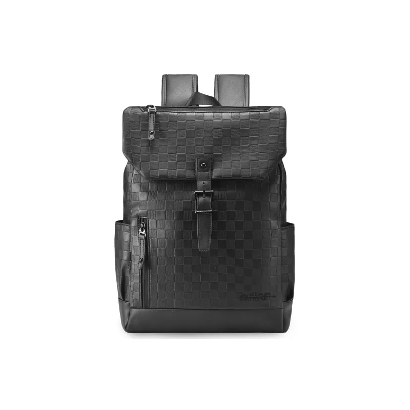 ONRF PVC Backpacks Backpack Laptop Bags Unisex Black-1