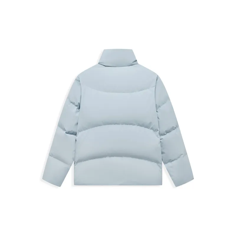 XTEP Down Jacket Women's Water-Indigo Gray-1