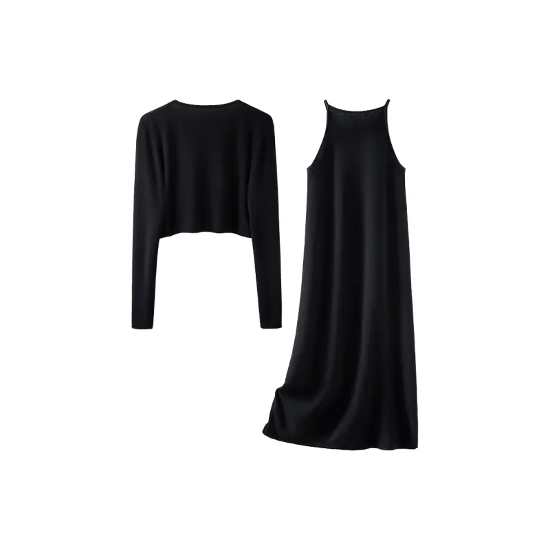 Cypress House Skirt Set Women's Black-1