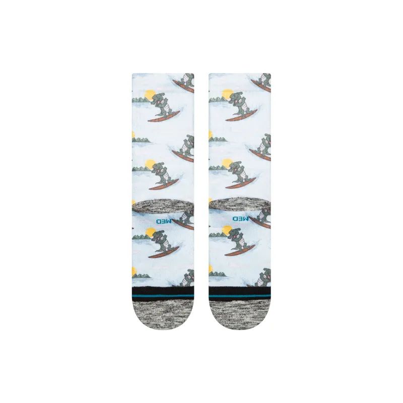 Stance Mid Calf Socks Unisex 1 Pack Light Blue-2