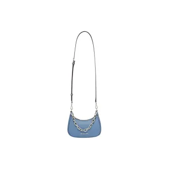 MICHAEL KORS Cow Leather Crossbody Bag, Shoulder Bag Mini Women's Blue