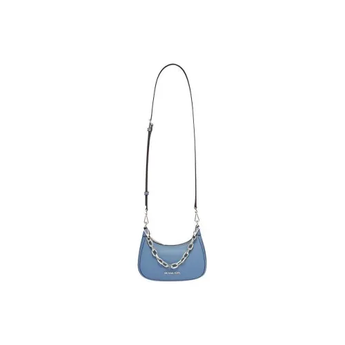 MICHAEL KORS Cow Leather Crossbody Bag, Shoulder Bag Mini Women's Blue