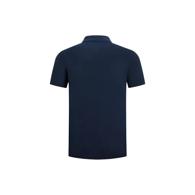 EMPORIO ARMANI EA7 SS24 Polo Shirt Men's Navy Blue-1