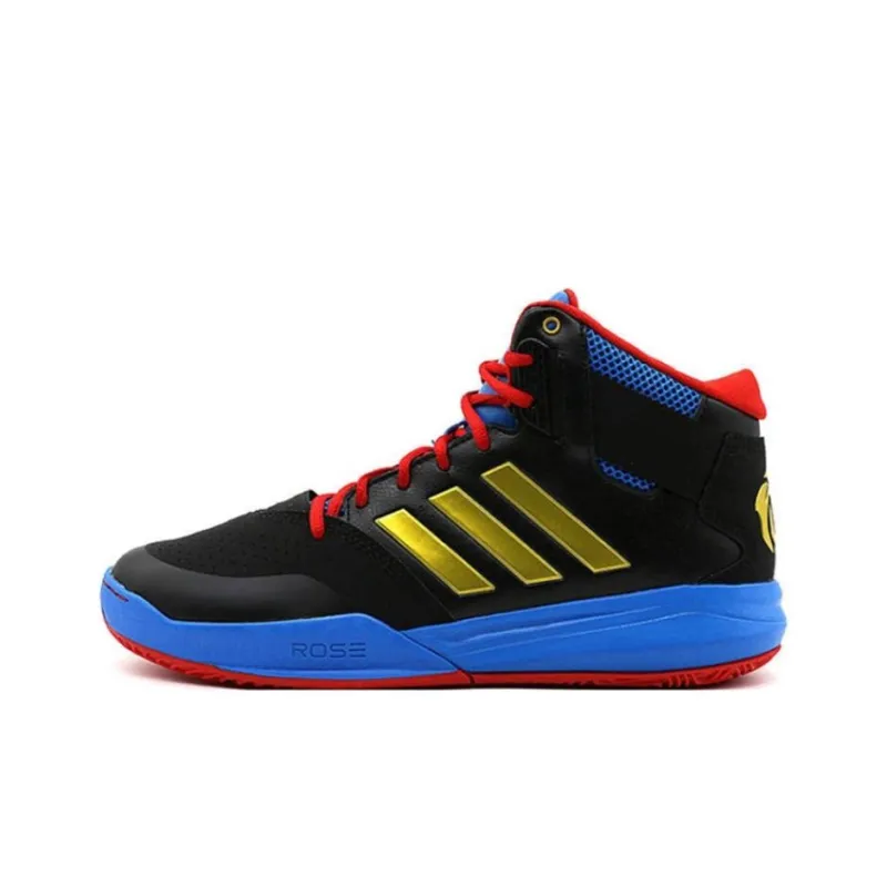 Adidas D Rose 773 Anti Slip Wear Resistant Mid Top Basketball Shoes Men's Black-0