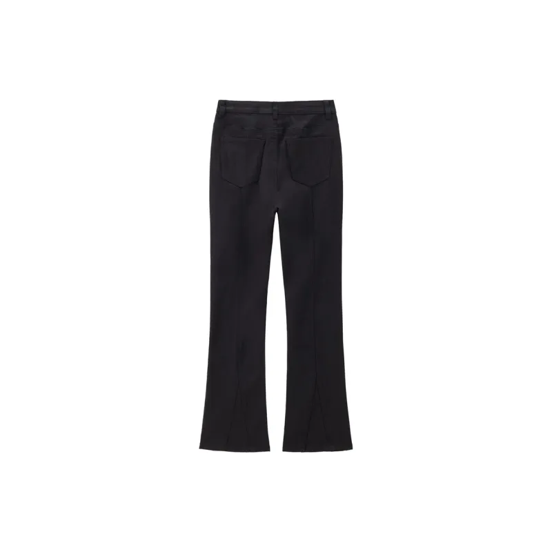 UNIQLO Casual Pants Women's Logo Black-1