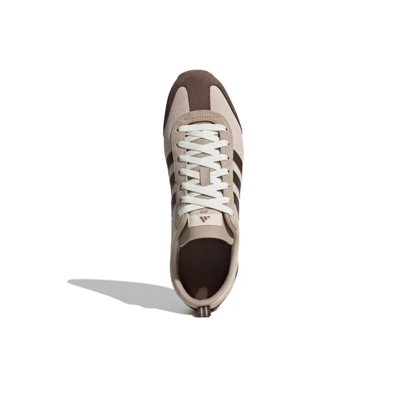 Adidas VS JOG 2.0 Slip Resistant Low Top Casual Shoes Unisex Gray Brown-3