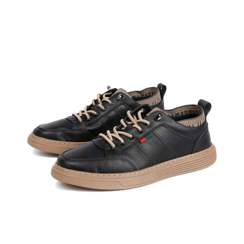 Wit Wear resistant And Lightweight Low Top Skateboard Shoes Men's-1