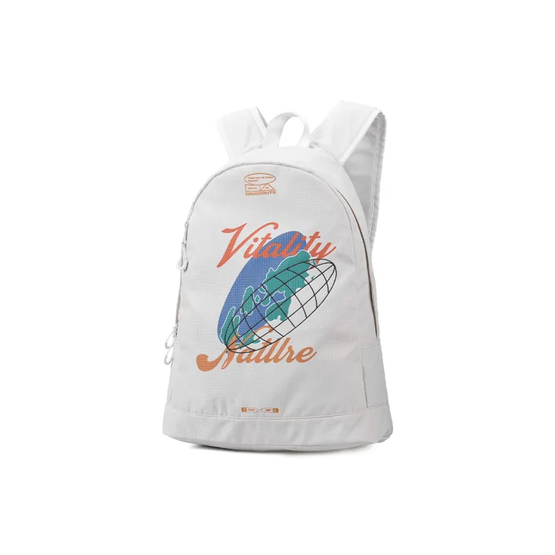FINITE LOOP Recycled Material Backpack Regular Unisex Beige-6