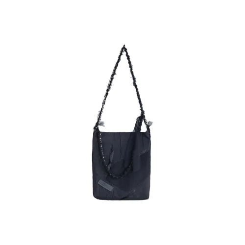 Rizhuo Viscose Tote Bag Shopping Bag Portable Crossbody Bag Shoulder Bag Medium Size Women's Afterglow Black