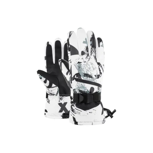 AS FISH Ski Gloves Warm Outdoor Sports Gloves Unisex