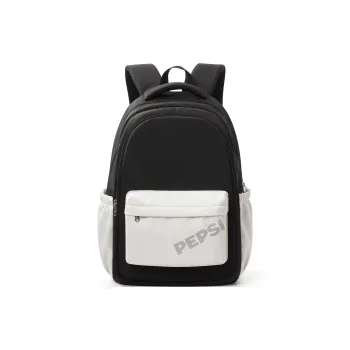 Pepsi Fabric Backpack Laptop Bag Backpack Regular Unisex White Green/Black