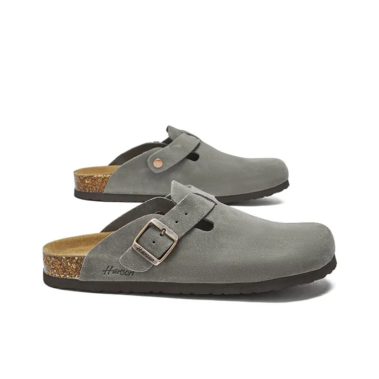 HARSON Abrasion Resistant Wrap toe Slippers Men's-3