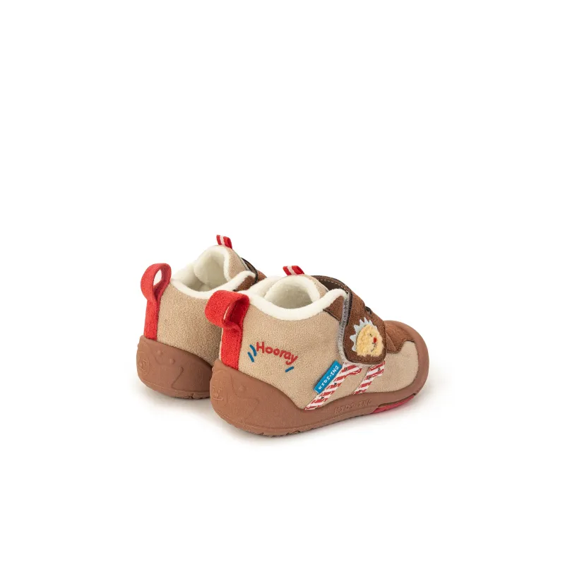 KIDSING Slip Resistant, Abrasion Resistant, Thermal Mid Top Kids Lifestyle Shoes Brown Children Aged 3 7 Years Old-3