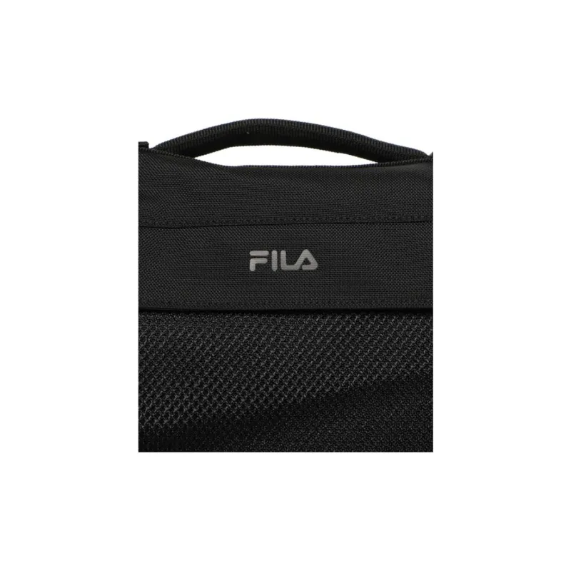 FILA Nylon Messenger Bag, Handbag, Shoulder Bag, Crossbody Bag Unisex Black-2
