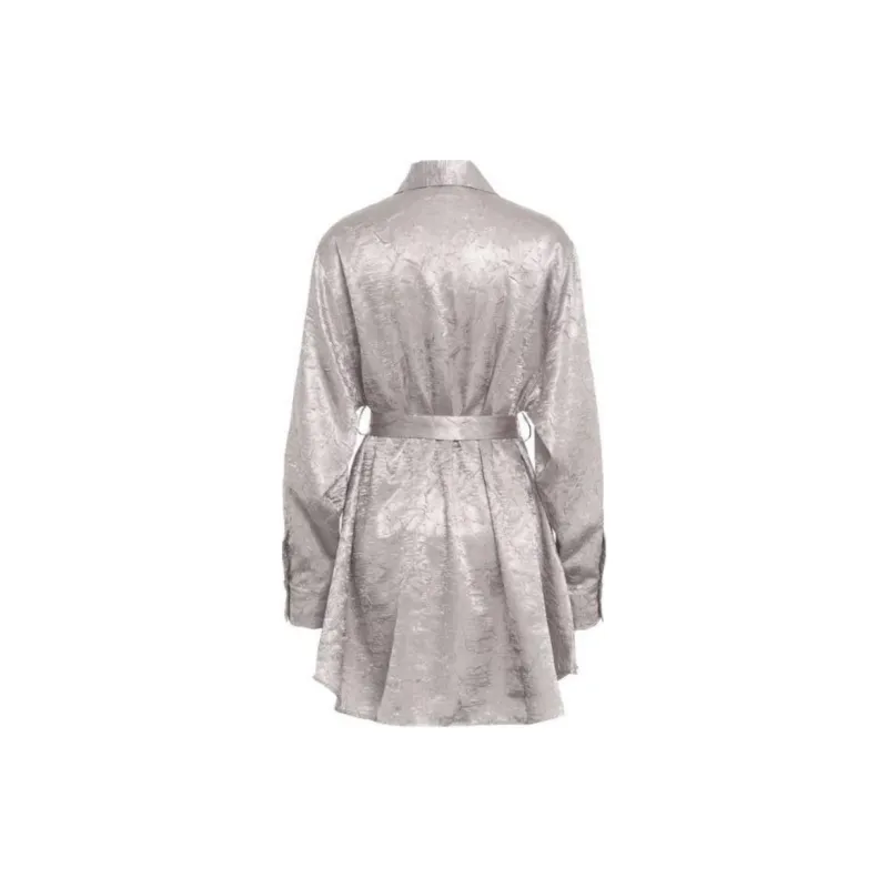 PINKO Belted Satin Mini Dress-1