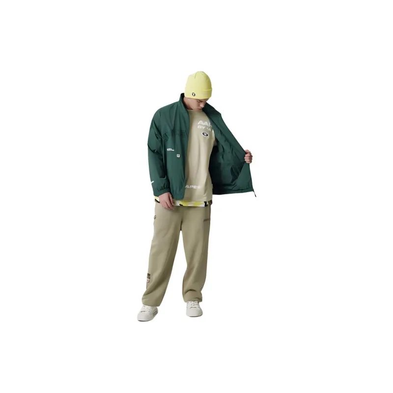 Aape Logo embroidered High neck Jacket-5