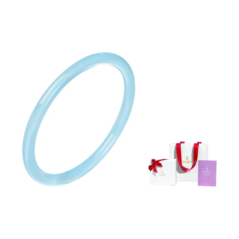 D.Get Chalcedony Bangles Unisex-7