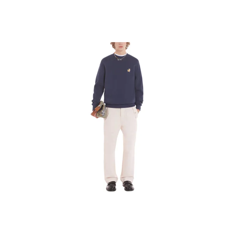 Maison Kitsune Speedy Fox Patch Crewneck Sweatshirt-3