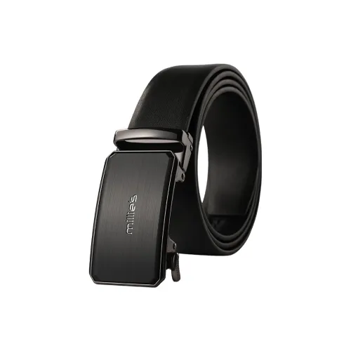 MILLIE'S Cow Split Leather Leather Belts Men's Width  3.5cm