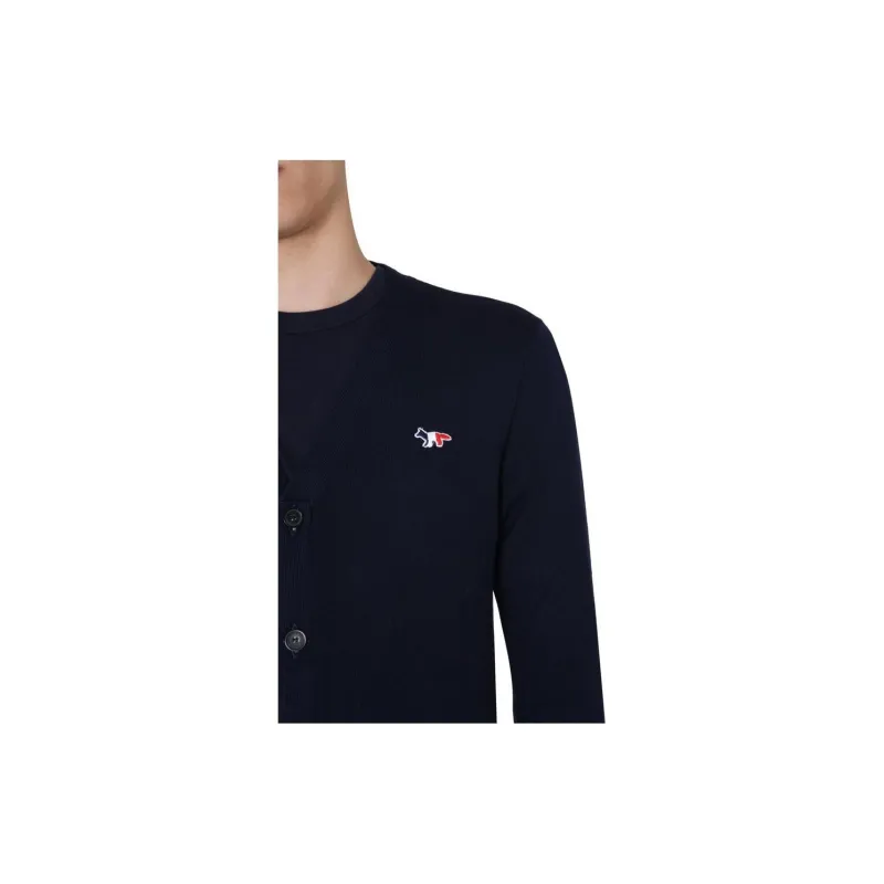 Maison Kitsune Knitwear Unisex Navy Blue-4