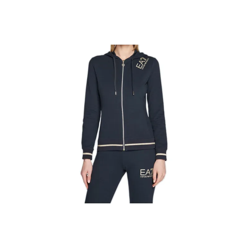 EMPORIO ARMANI EA7 Sweatshirt Set Women's Midnight Blue-1