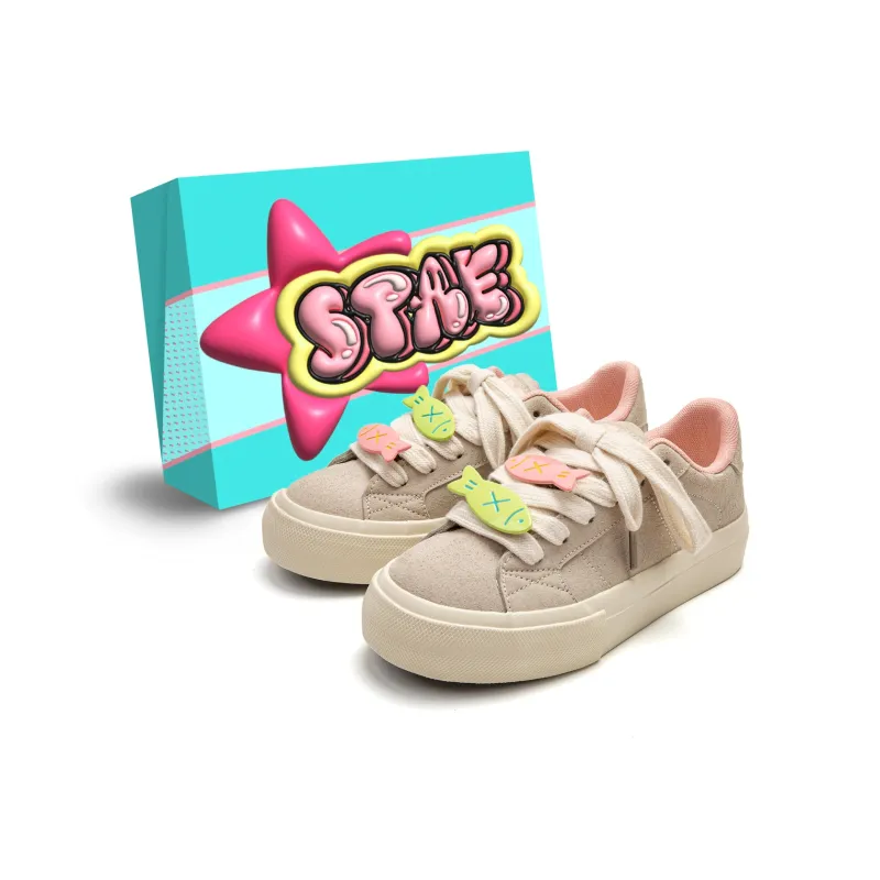 STAE Anti-Slip Wear-Resistant Low-Top Skateboard Shoes Women's-54
