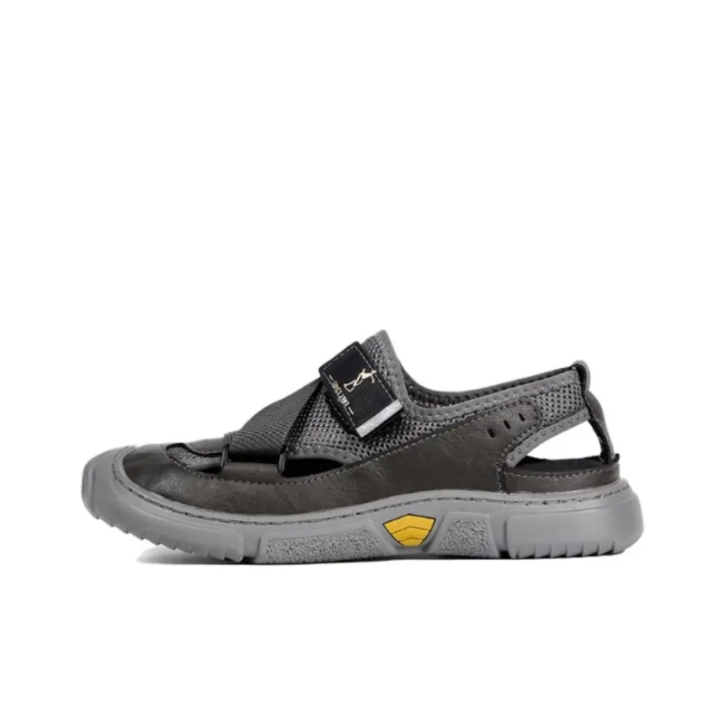 Wit River Trekking Shoes Men Gray/Khaki-0