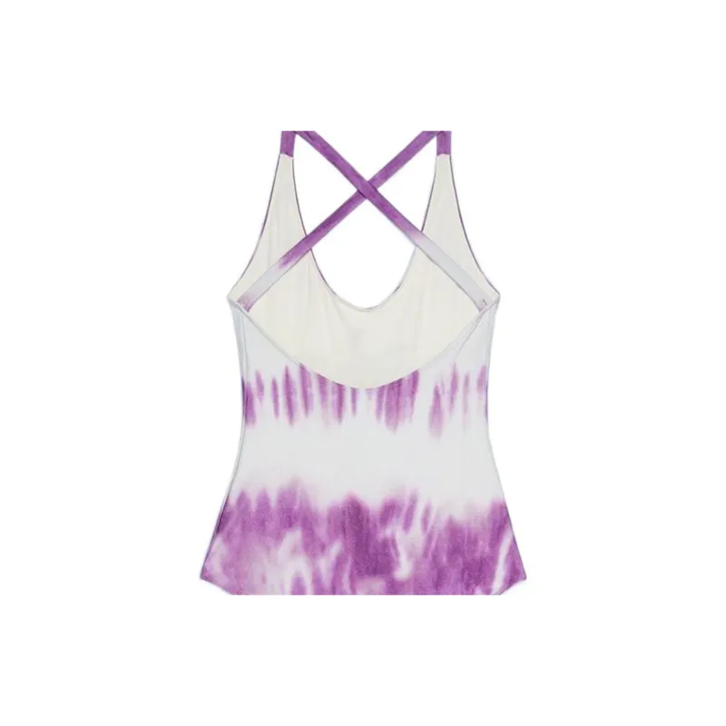 GUCCI Tie-dye Lycra Bodysuit Purple-5