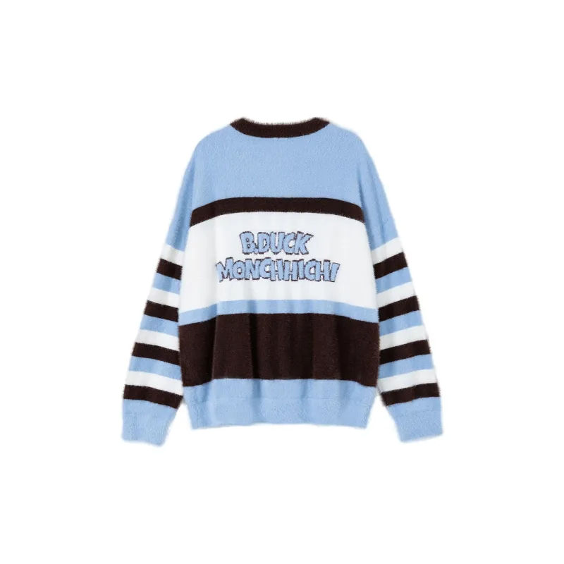 B.Duck Sweater Women's Blue White-1