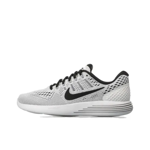 Nike Lunarglide 8 Slip Resistant Low Top Running Shoes Women's Gray