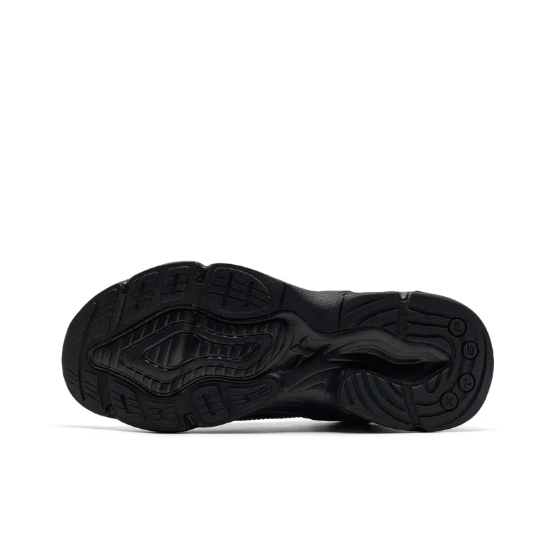 XTEP Nomadic Wear Resistant Slip Resistant Low Top Casual Shoes Women's Black-6