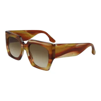 Victoria Beckham Acetate Square Sunglasses Unisex Tortoiseshell