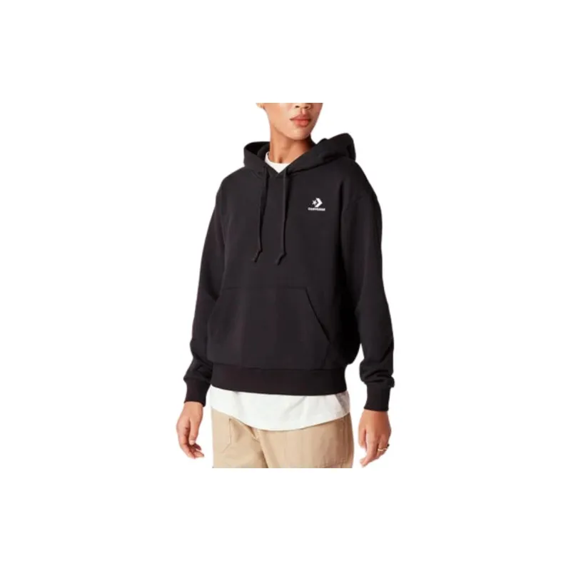 Converse Star Chev Emb Sweatshirt Women's Black-1