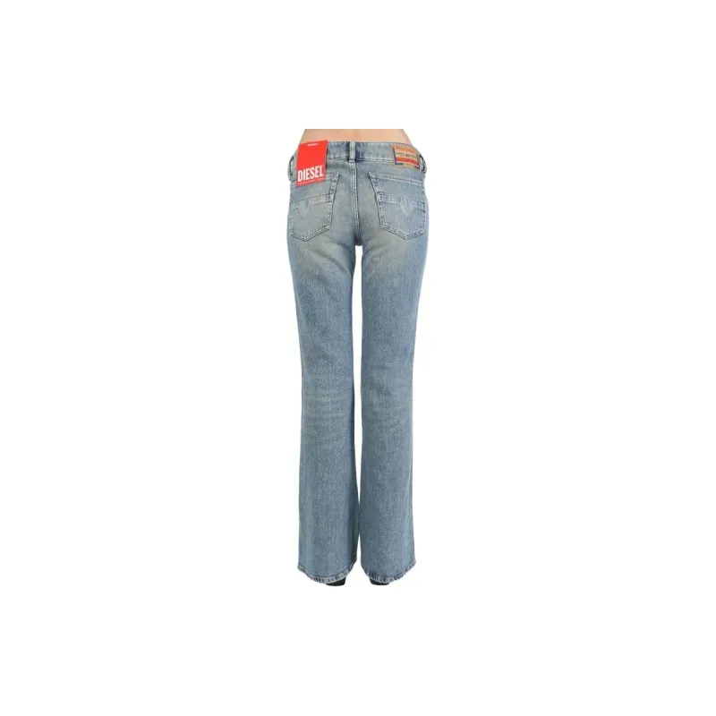 DIESEL D Hush Low Rise Slim Flared Jeans 'Blue'-2