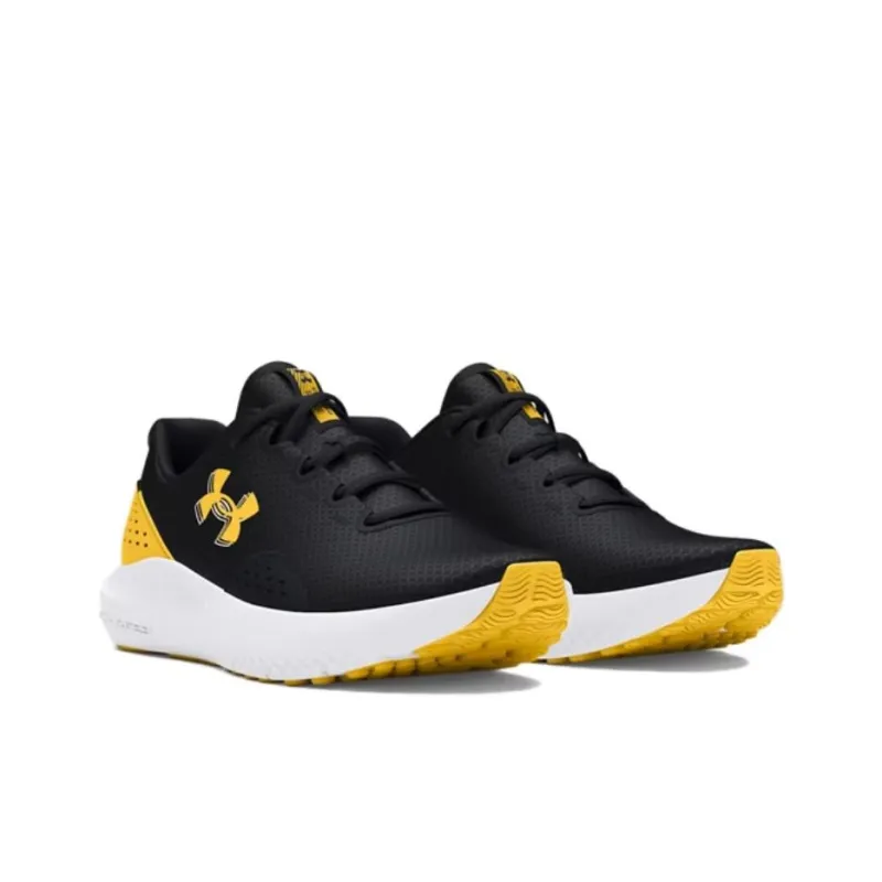 Under Armour Surge 4 Slip-Resistant Breathable Low-Top Running Shoes Men's Black-2