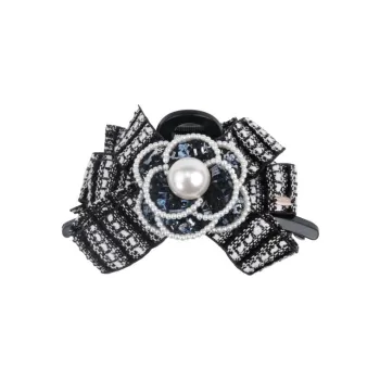 BABYBEI Design Forward Advanced Floral Handmade French Chic Bun Hairstyle Hair Clips Women's