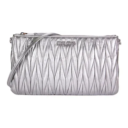 MIU MIU Cow Leather Shoulder Bag Crossbody Bag Women's ensemble