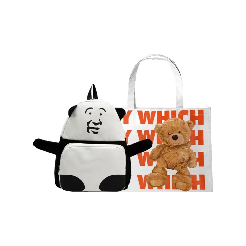 Bywhich Canvas Backpack Regular Unisex White-11