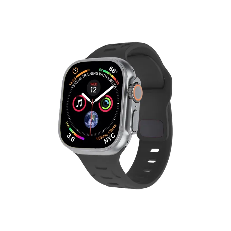 VAGENARI Watch Band Apple Compatibility Apple Watch Ultra1, Ultra2, 49/45/44mm Fluoroelastomer Material-6