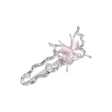 Liquid Butterfly Hair Clip[Pink]