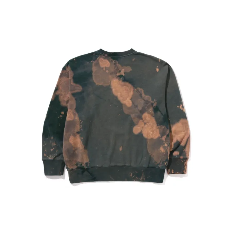 Bape Tie Dye Ape Head Relaxed Fit Crewneck Sweatshirt-3
