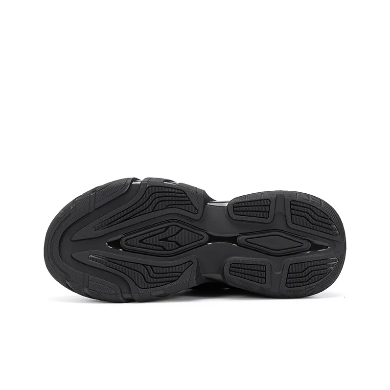 JOSINY Height Increasing Black Warrior Platform Sneakers Men's-2