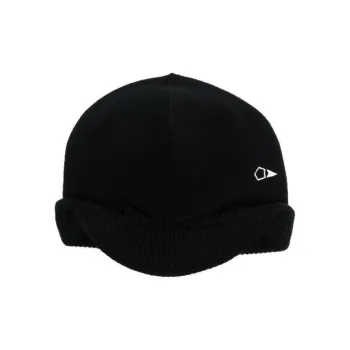 STONE ISLAND Wool Beanies Men's Black