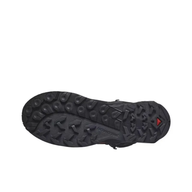 SALOMON Gore Te Anti Slip Wear Resistant High Top Hiking Shoes Women's Black-3