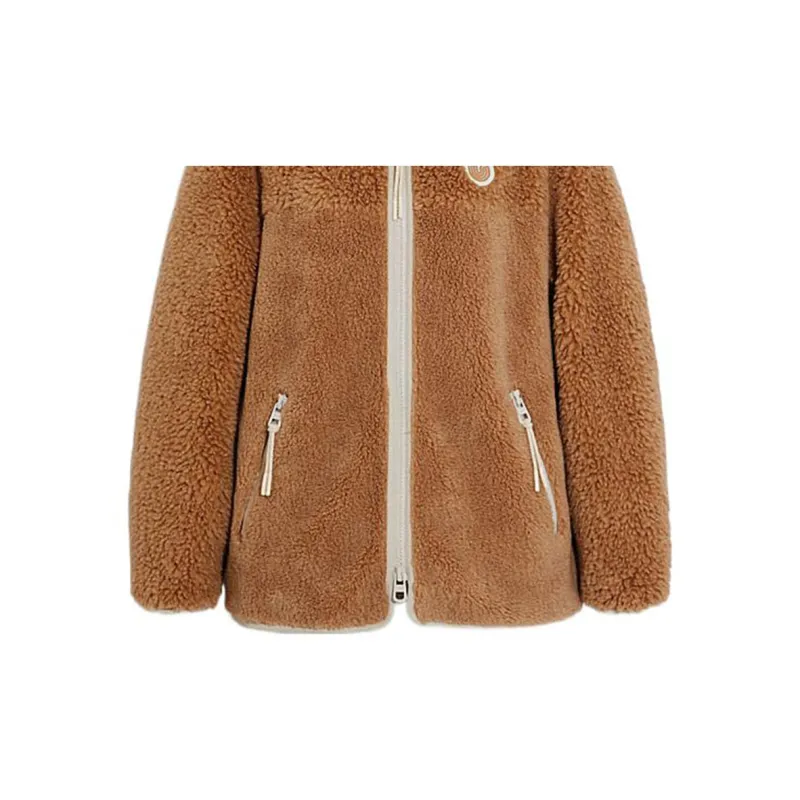 COACH FW22 Jackets Coats Women's Brown-4