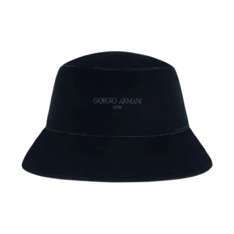 KITH X Giorgio Armani Velour Bucket Hat-0