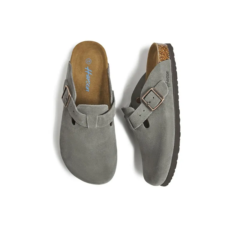 HARSON Abrasion Resistant Wrap toe Slippers Men's-5