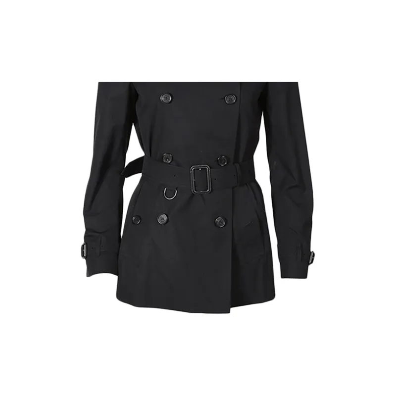 Burberry Trench Coat Women's Black-4